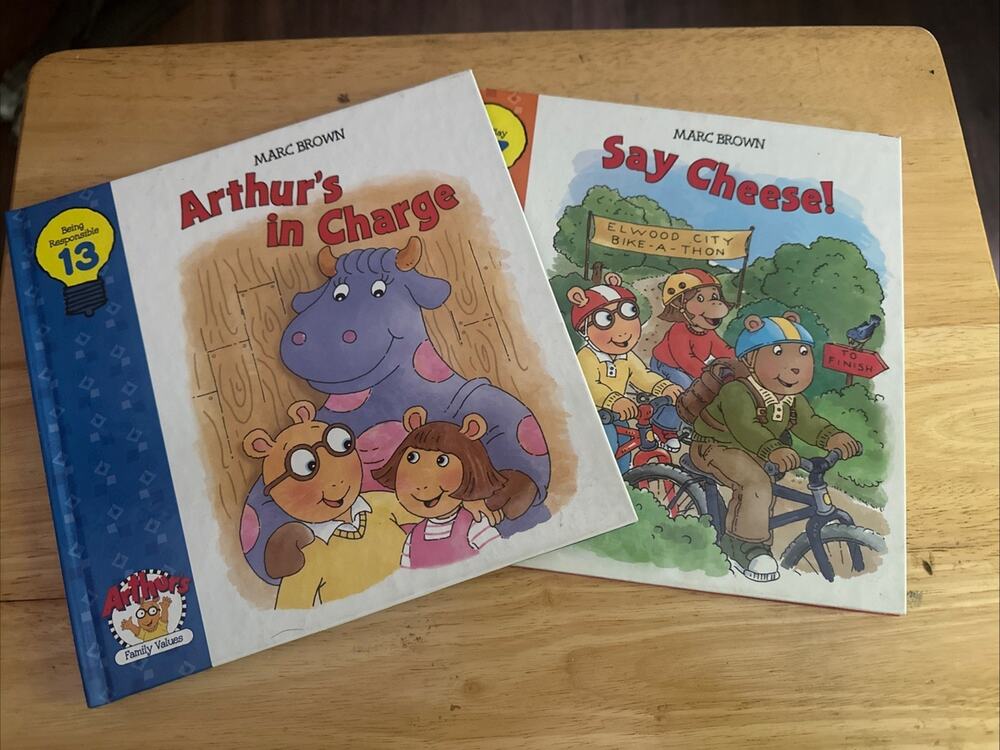 Say Cheese And Arthur’s In Charge Hardcover Marc Brown Lot Of 2